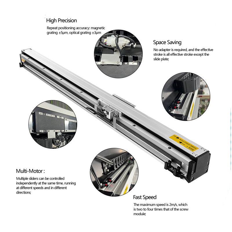 Magnetic levitation linear motor