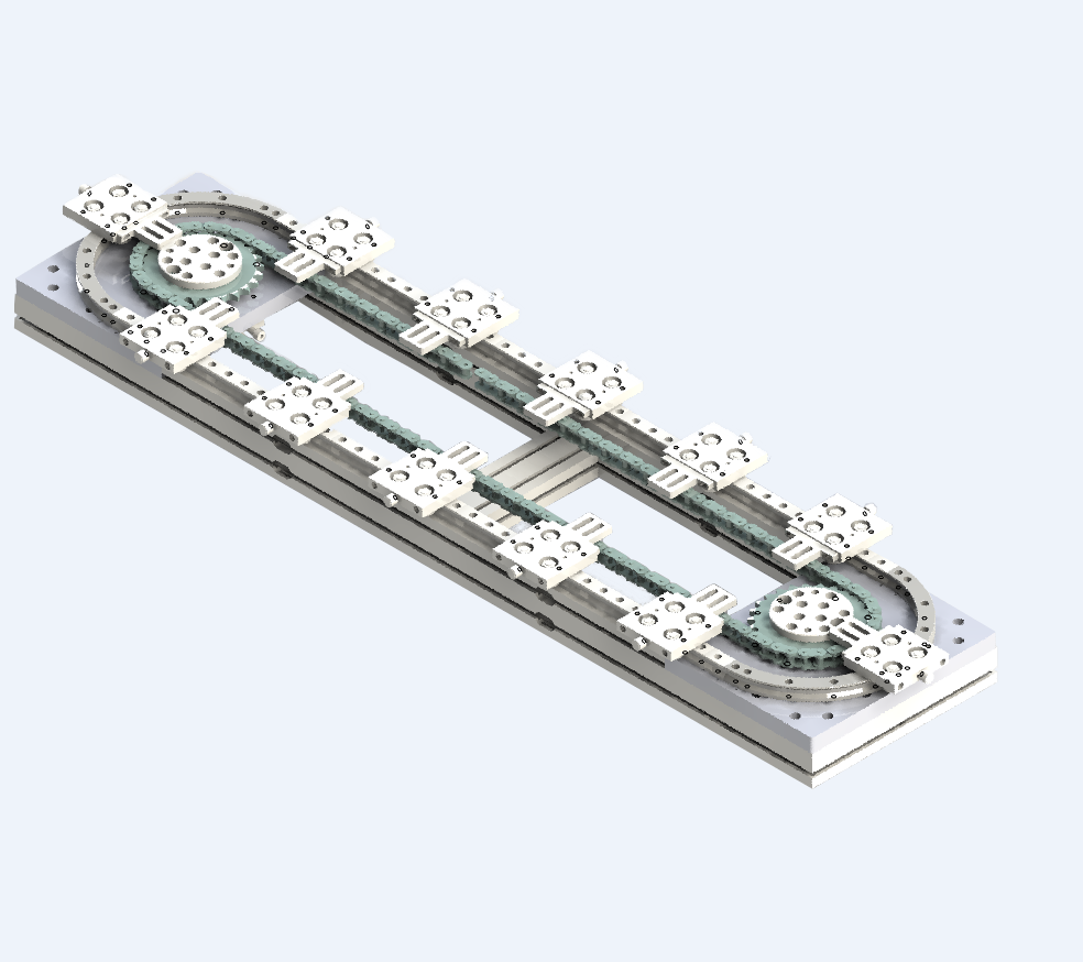 elliptical conveyor system