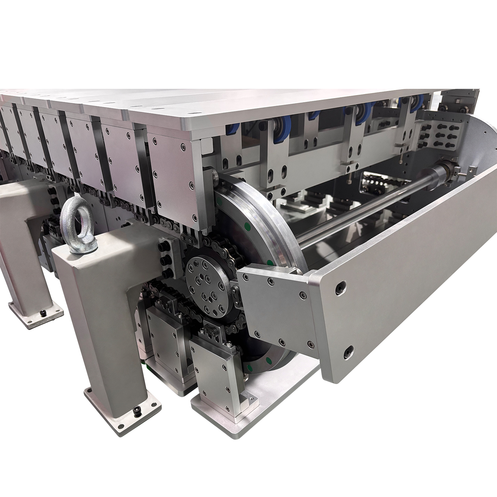 KNK 30kg ±0.05mm High Precision Indexing Chian Circular Conveyor Vertical Double Guide Rail for Automation Assembly Line
